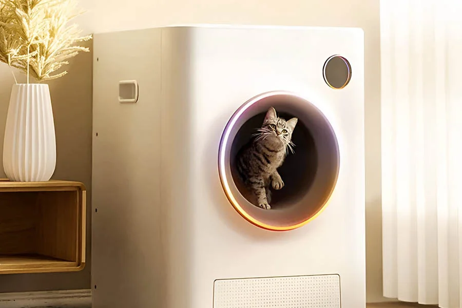 self cleaning cat litter box