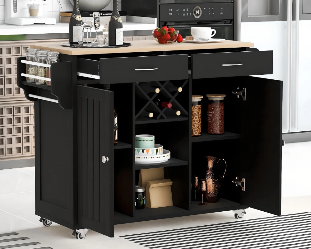 kitchen island with storage